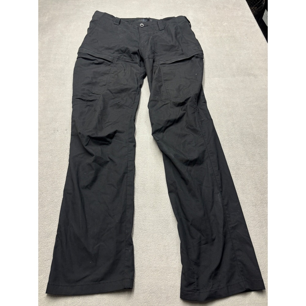 5.11 Tactical Mens Black Cargo Pants Straight Leg Outdoor Work Trousers 34x34